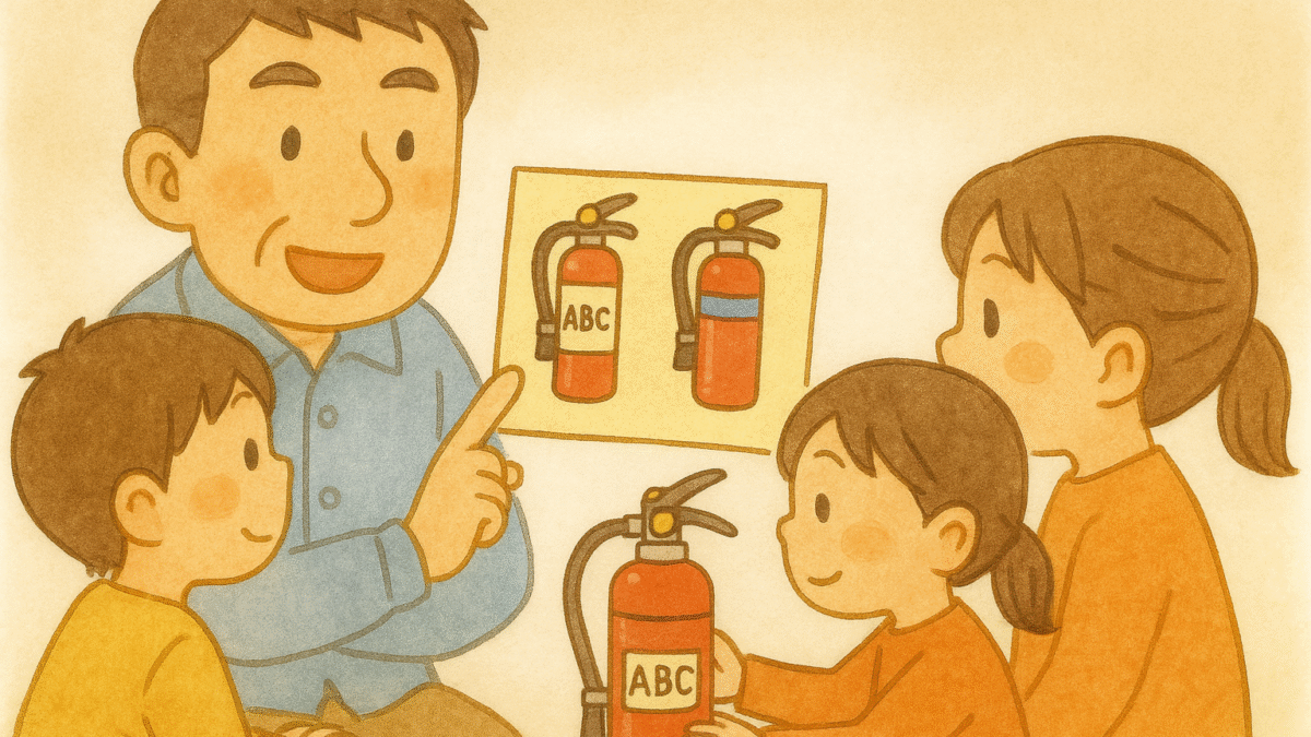 初期消火の基礎：粉末／強化液の違いと置き場所